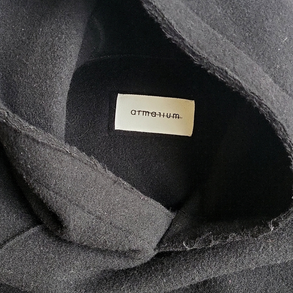 NWT$1290 ARMARIUM MABEL BOXY WOOL HOODIE Oversized Sweatshirt Sz 38 S-M (4-6) - Picture 14 of 16